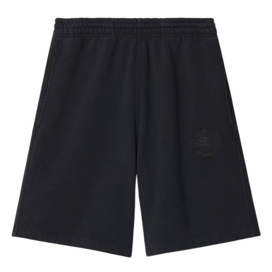 Burberry EKD Embroidered Cotton Shorts by BURBERRY