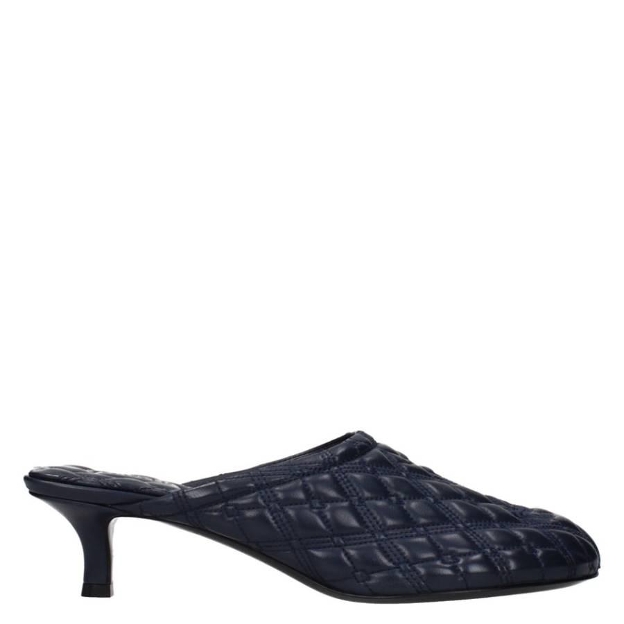 Burberry EKD Leather Baby Mules by BURBERRY