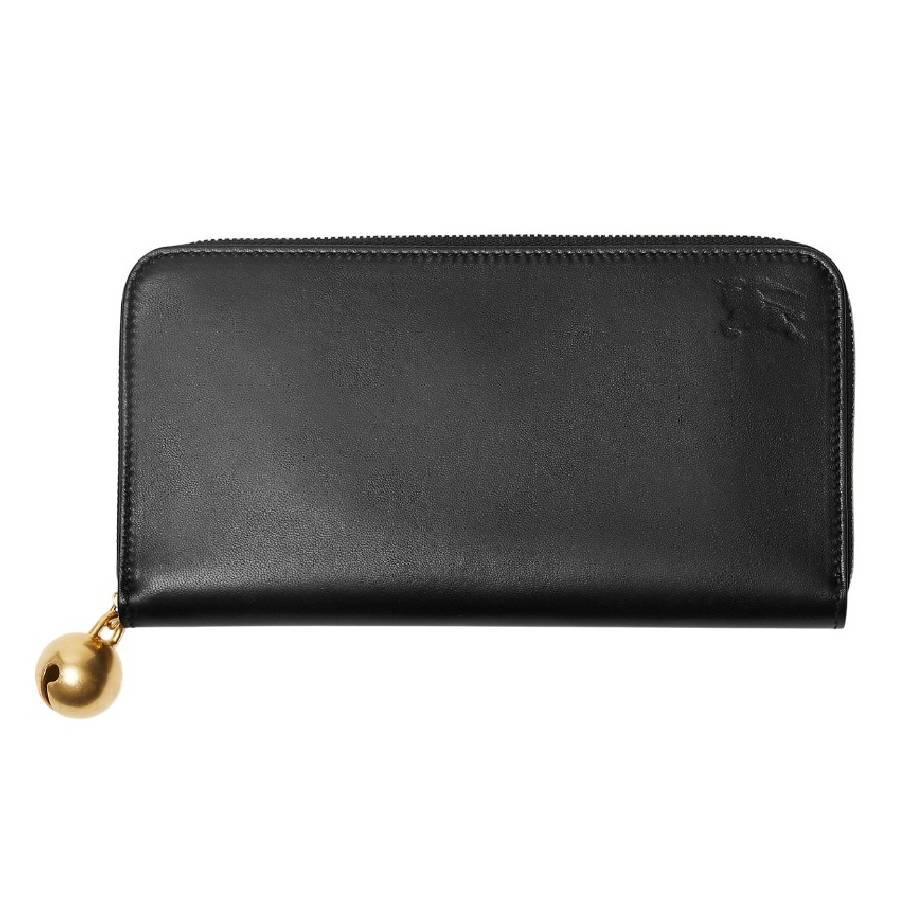 Burberry EKD Leather Zip-Around Wallet by BURBERRY
