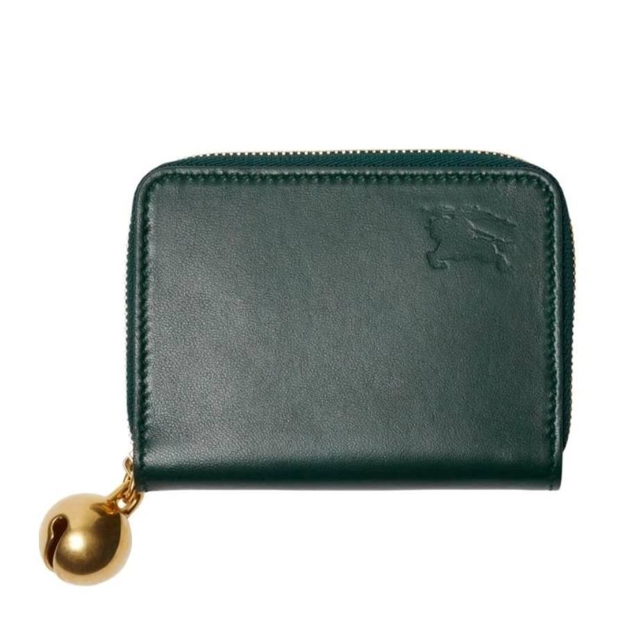 Burberry EKD Leather Zip Wallet by BURBERRY