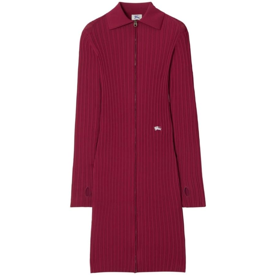 Burberry EKD Ribbed- Knitted Long Sleeve Dress by BURBERRY