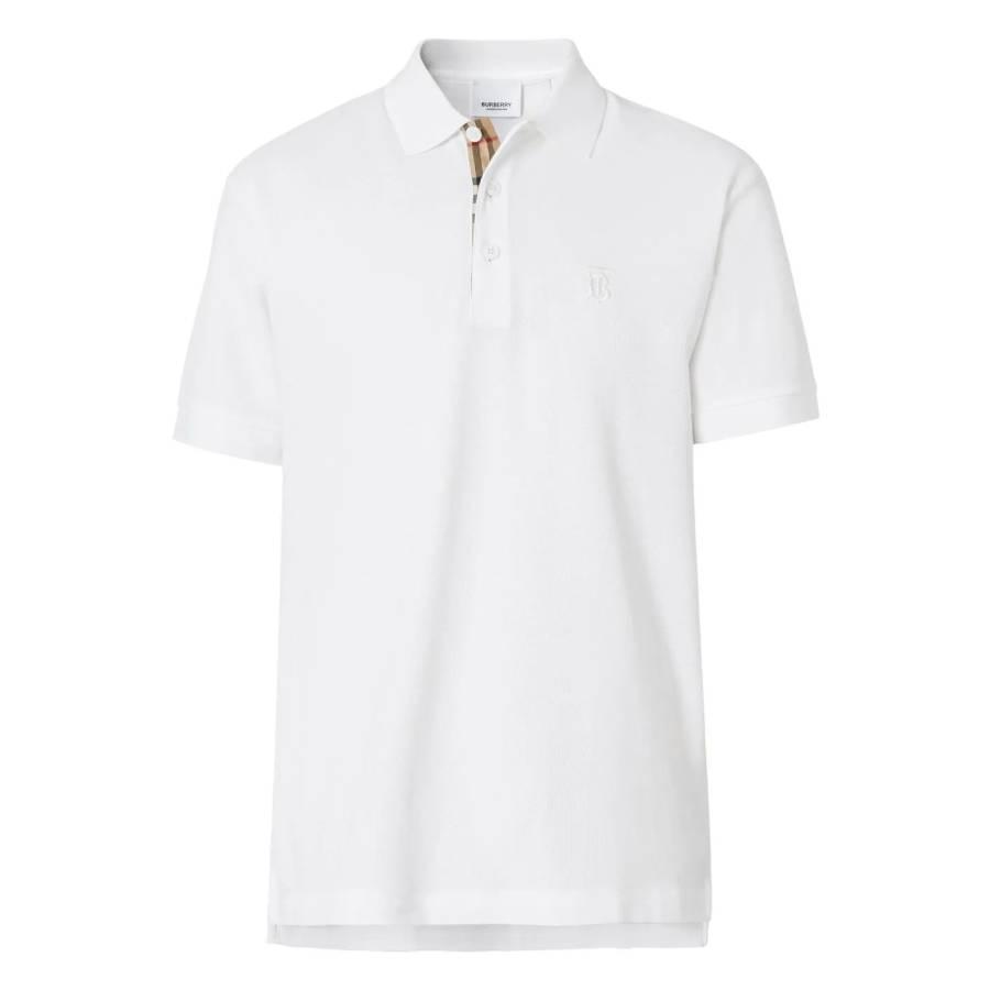 Burberry Eddie Monogram Motif Polo Shirt by BURBERRY
