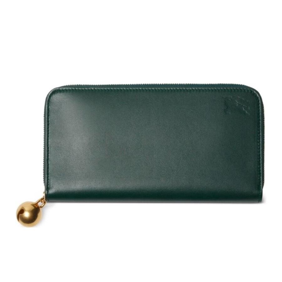 Burberry Elmore EKD Leather Zip Wallet - Vine by BURBERRY