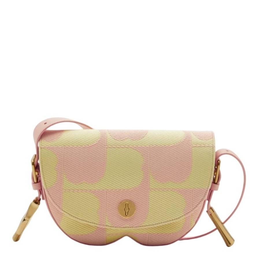 Burberry Embroidered B Design Chess Satchel by BURBERRY