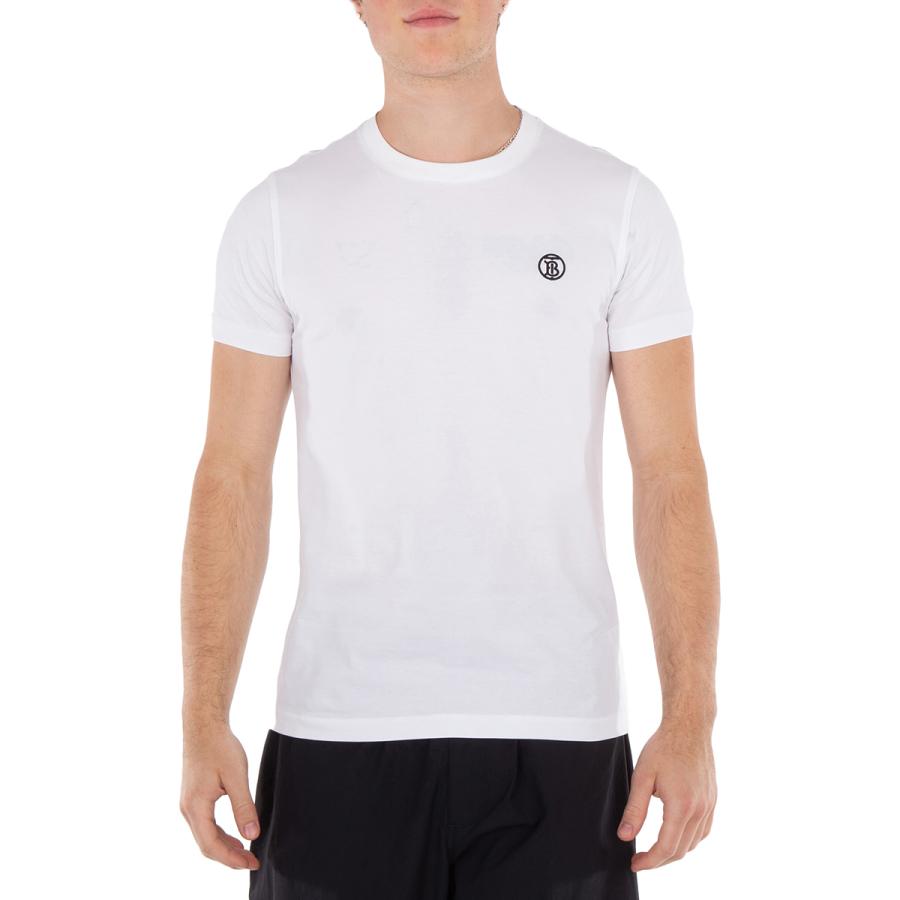 Burberry Embroidered Logo Crewneck T-Shirt by BURBERRY