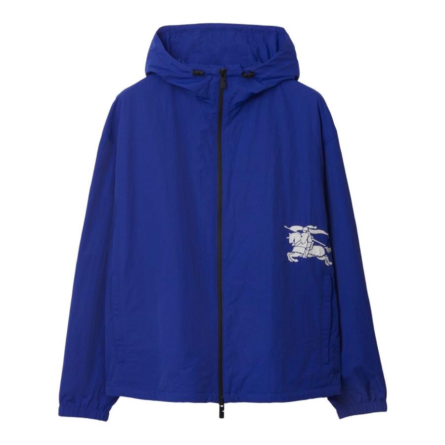 Burberry Equestrian Knight-Applique Hooded Jacket by BURBERRY