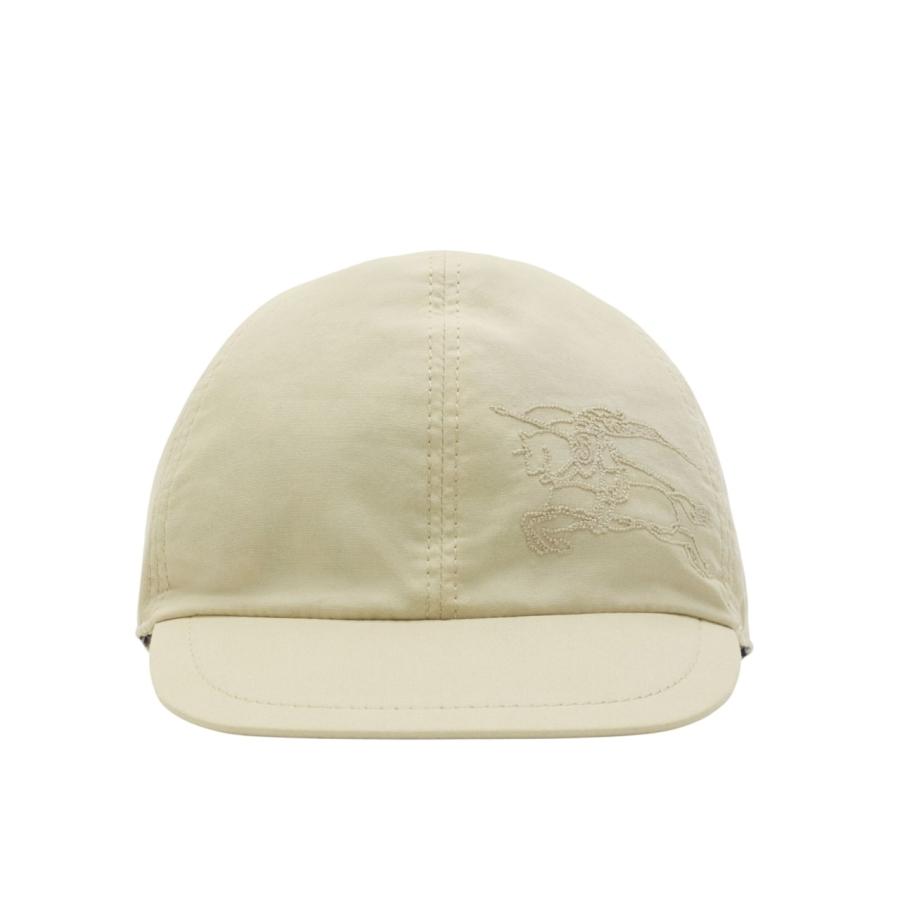 Burberry Equestrian Knight Emblem Reversible Cotton Cap by BURBERRY
