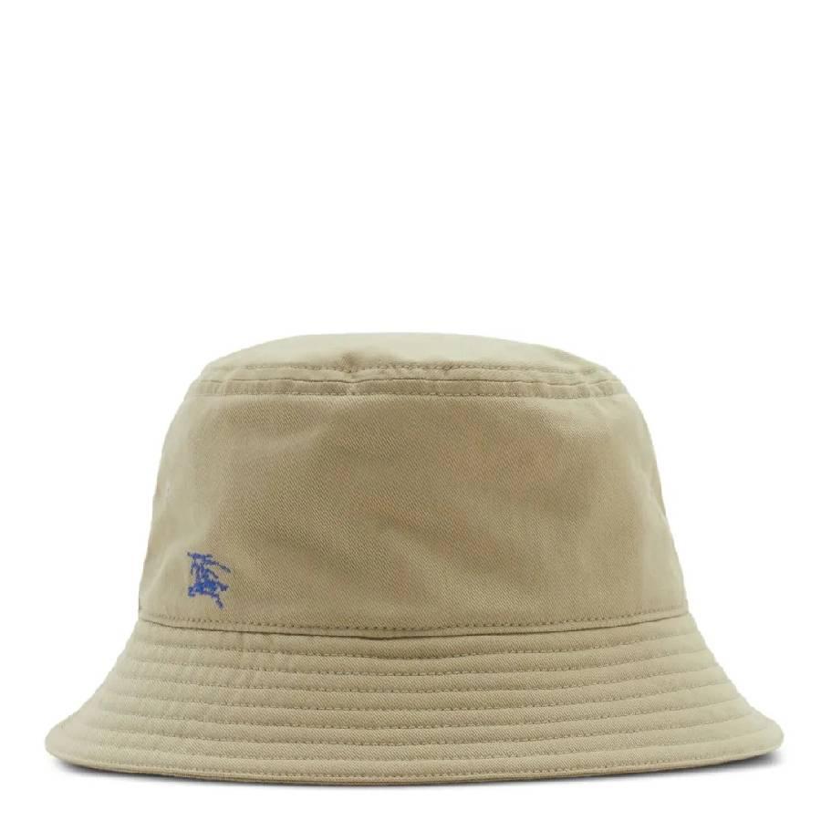 Burberry Equestrian Knight Embroidered Cotton Bucket Hat by BURBERRY