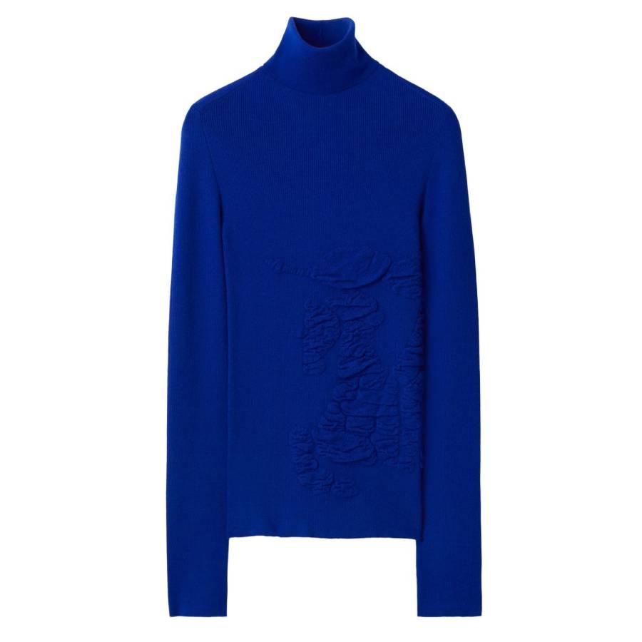 Burberry Equestrian Knight Logo Cashmere Blend Sweater by BURBERRY