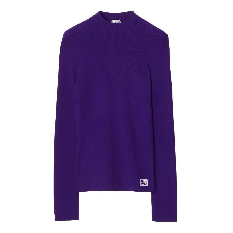 Burberry Equestrian Knight Logo Wool Blend Sweater by BURBERRY