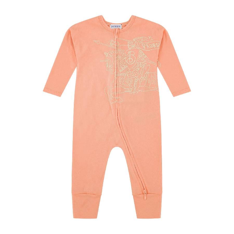Burberry Equestrian Knight Long Sleeve Jumpsuit Set by BURBERRY