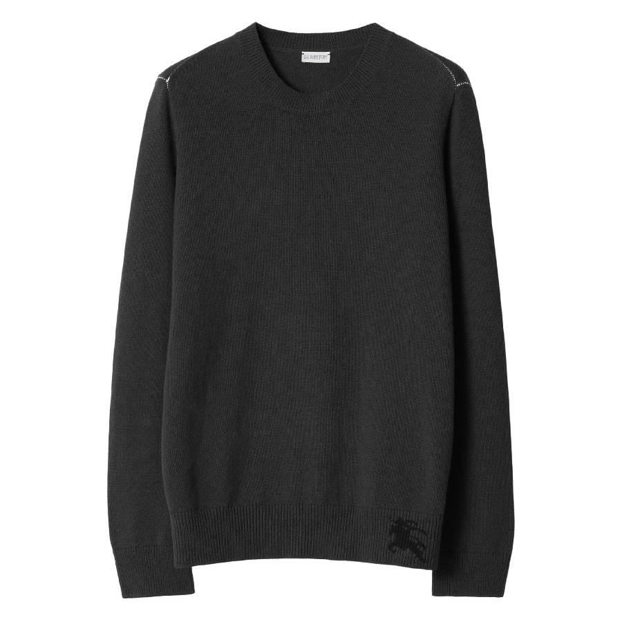 Burberry Equestrian Knight Motif Cashmere Sweater by BURBERRY
