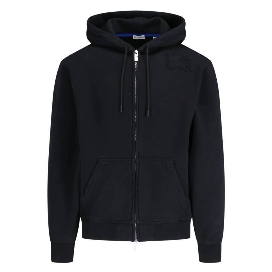 Burberry Equestrian Knight Patch Zip Hoodie by BURBERRY