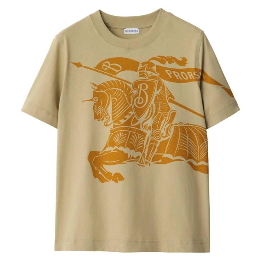 Burberry Equestrian Knight Print Short Sleeve T-Shirt by BURBERRY