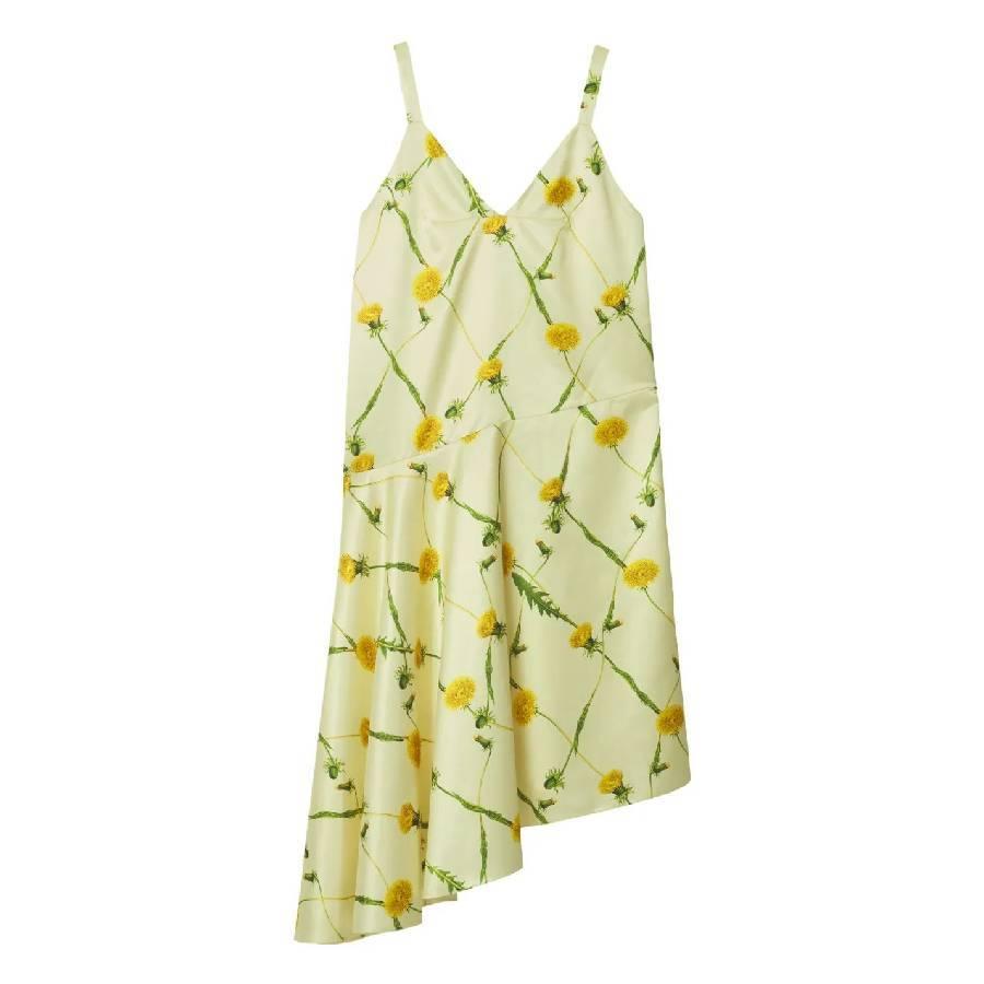 Burberry Floral Print Spaghetti Strap Minidress by BURBERRY
