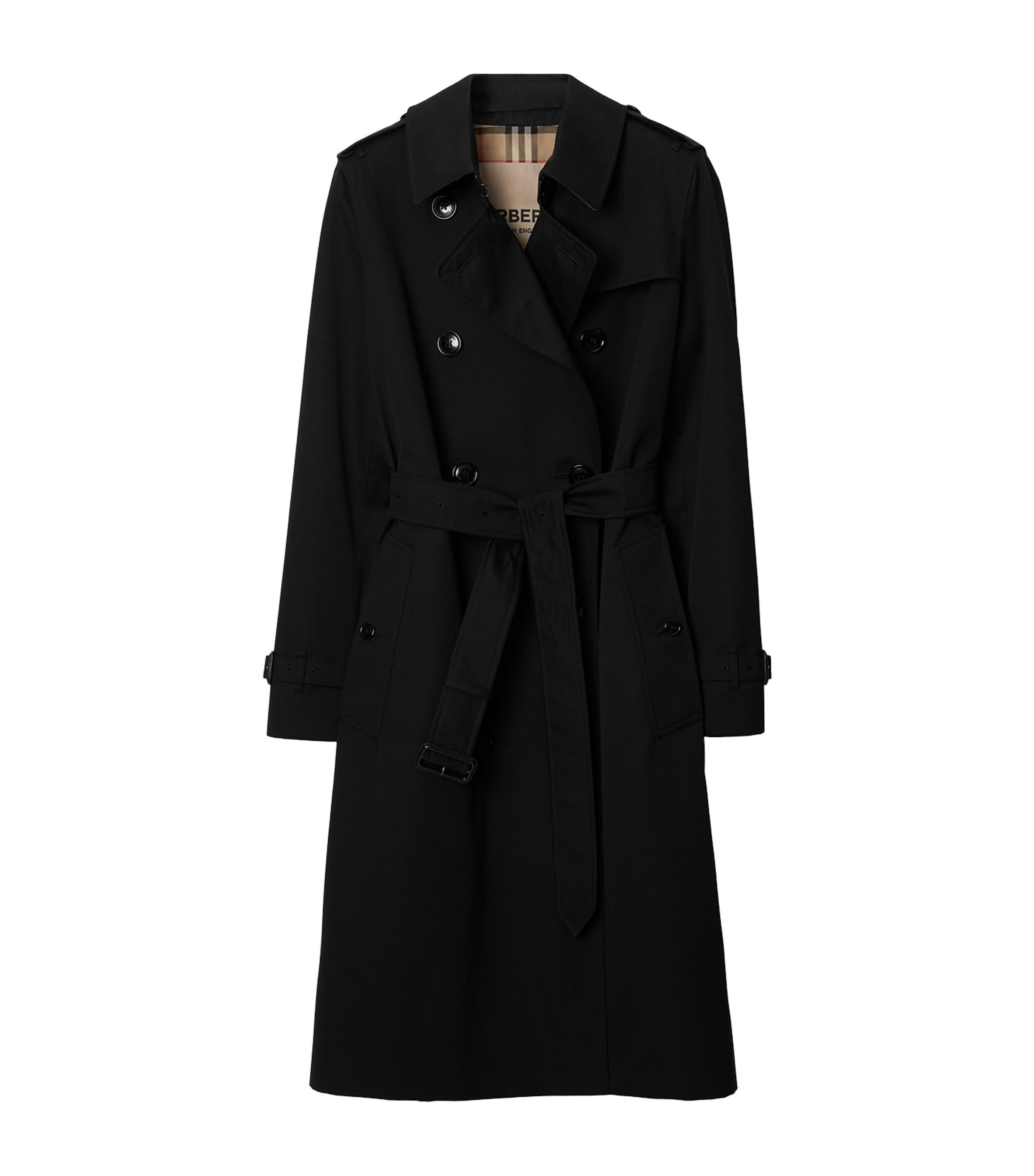 Burberry Gabardine Kensington Long Trench Coat by BURBERRY