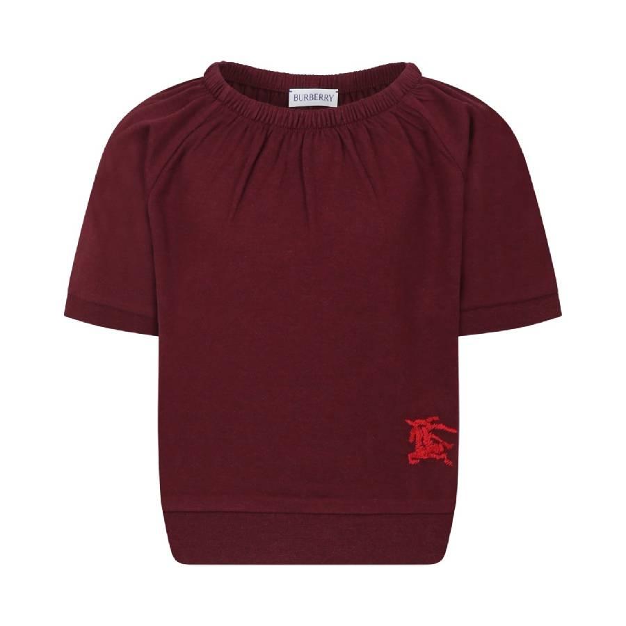 Burberry Girls Equestrian Knight Motif Cotton Shirt by BURBERRY