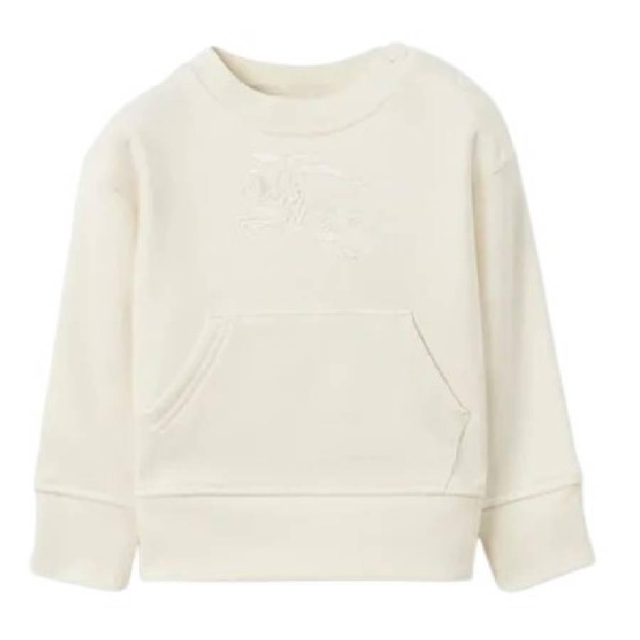 Burberry Girls Pale Cream Lora EKD Sweater by BURBERRY