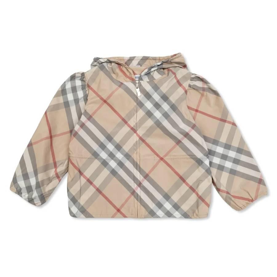 Burberry Girls Tilly Check Hooded Jacket by BURBERRY