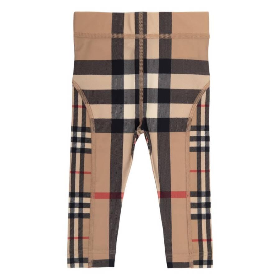Burberry Girls Vintage Check Pattern Leggings by BURBERRY