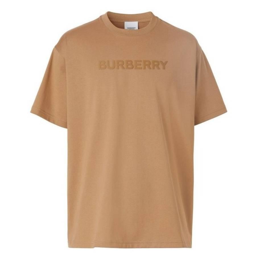 Burberry Harriston Logo Print Cotton T-Shirt by BURBERRY