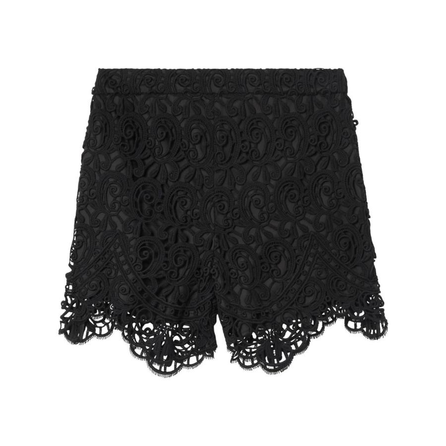 Burberry High-Waisted Lace Shorts by BURBERRY