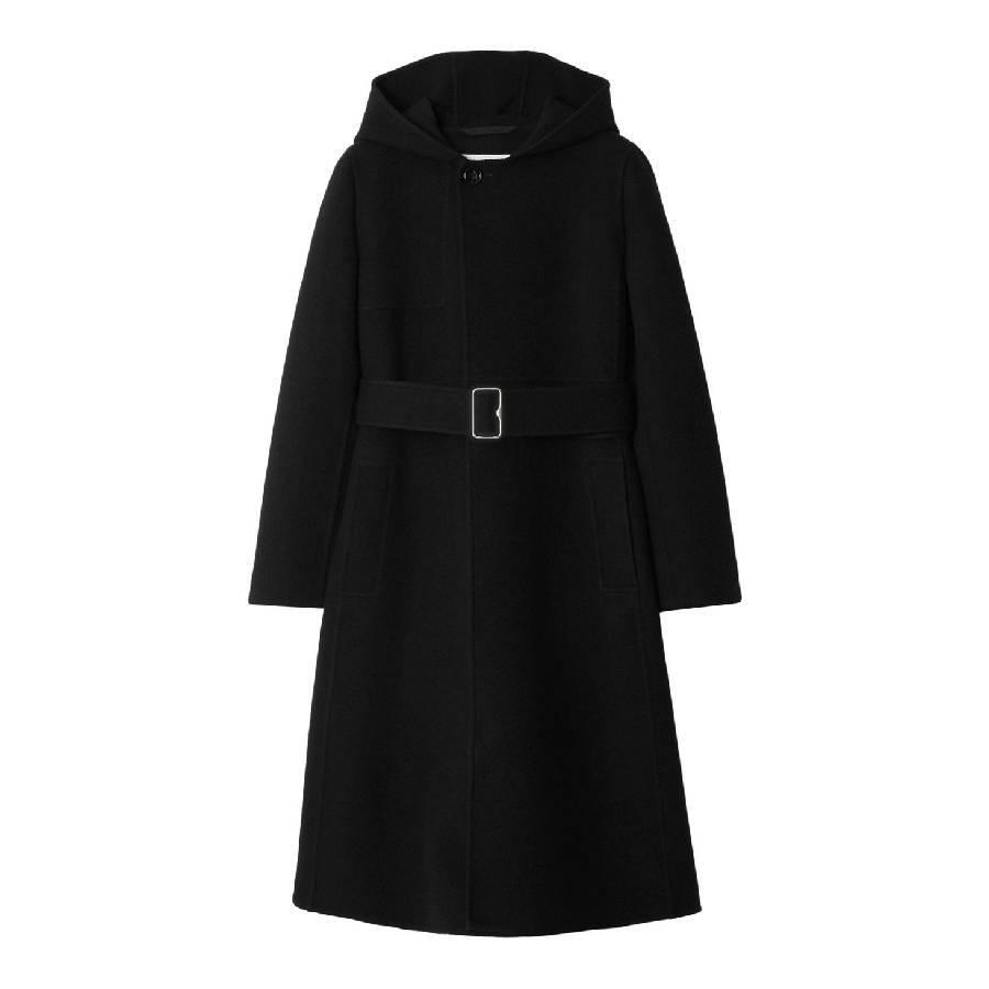 Burberry Hooded Wool Cashmere Coat by BURBERRY