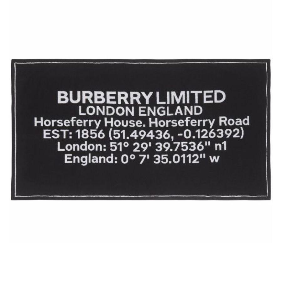 Burberry Horseferry Jacquard Two-Tone Bath Towel by BURBERRY