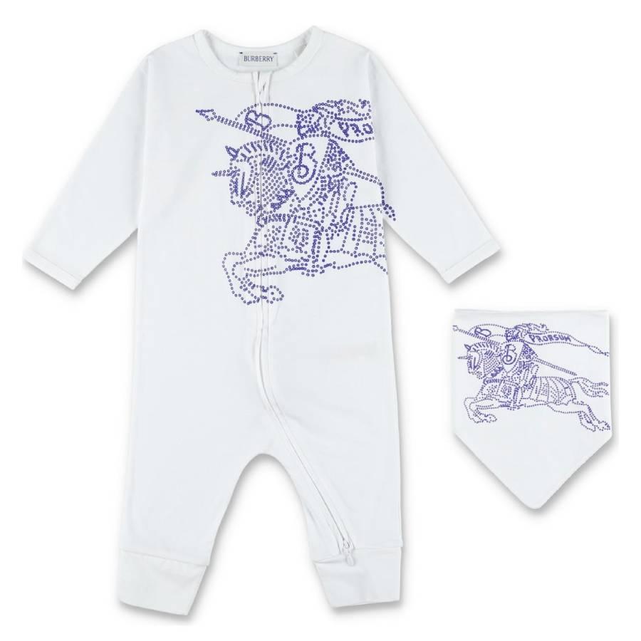 Burberry Infant Claude EKD Embroidered Set by BURBERRY
