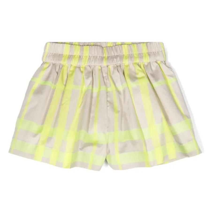 Burberry Infant Marcy Check Cotton-Blend Shorts by BURBERRY