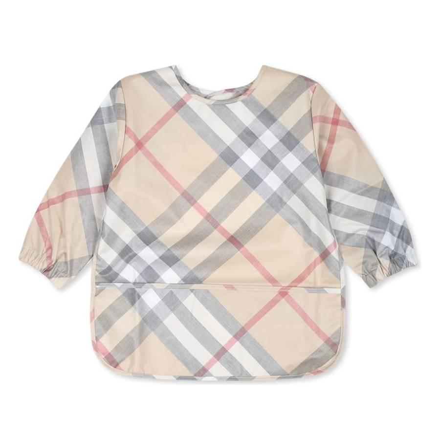 Burberry Infant Shay Check Cotton Bib by BURBERRY