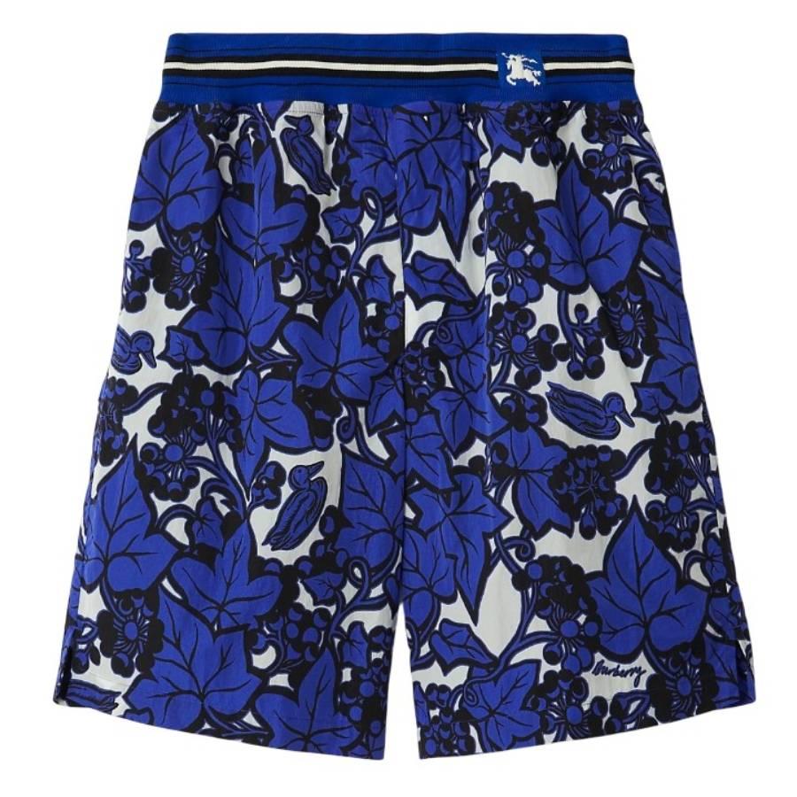 Burberry Ivy Printed Nylon Shorts by BURBERRY