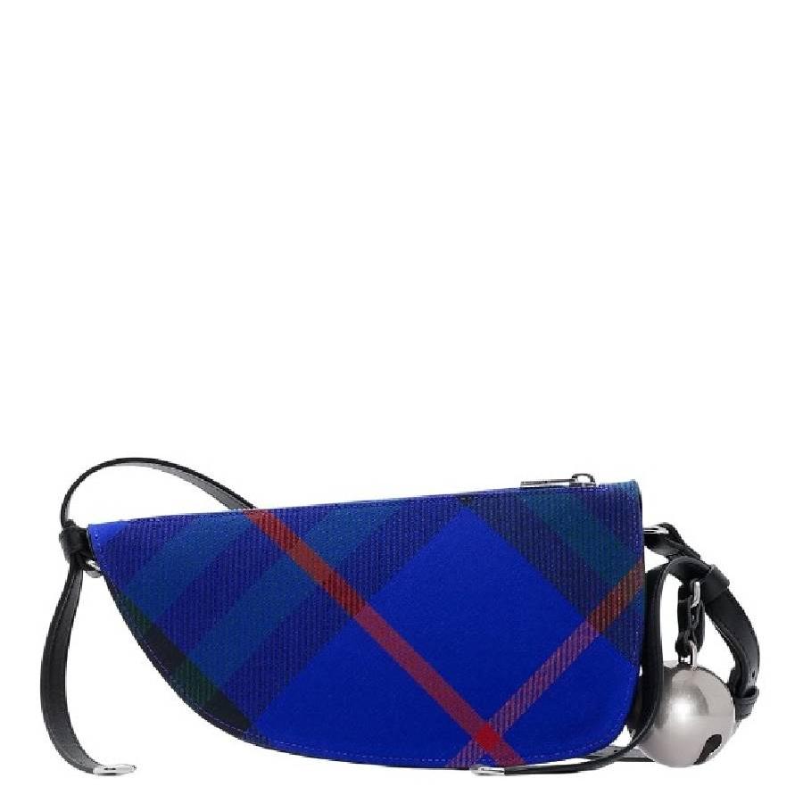Burberry Jacquard Woven Check Shield Sling Bag by BURBERRY