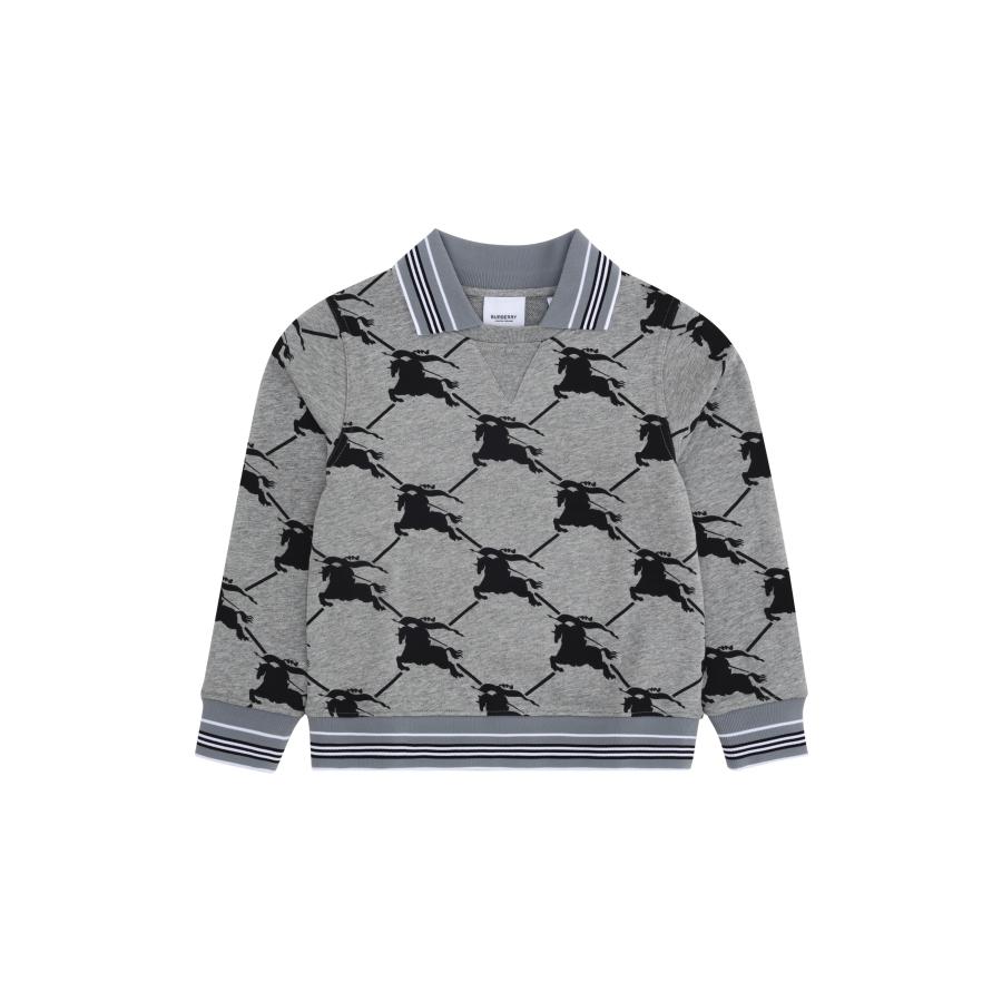 Burberry Kid EKD Printed Cotton Sweatshirt by BURBERRY