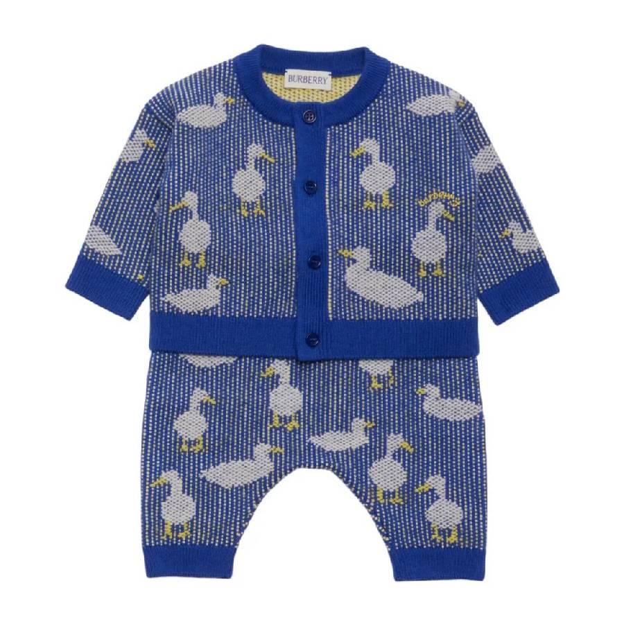 Burberry Kids All Over Duck Print Two Piece Set by BURBERRY