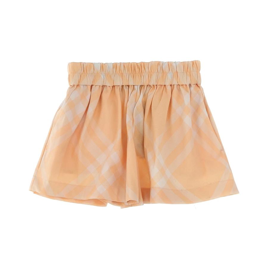 Burberry Kids Checked Pattern Gathered Shorts by BURBERRY