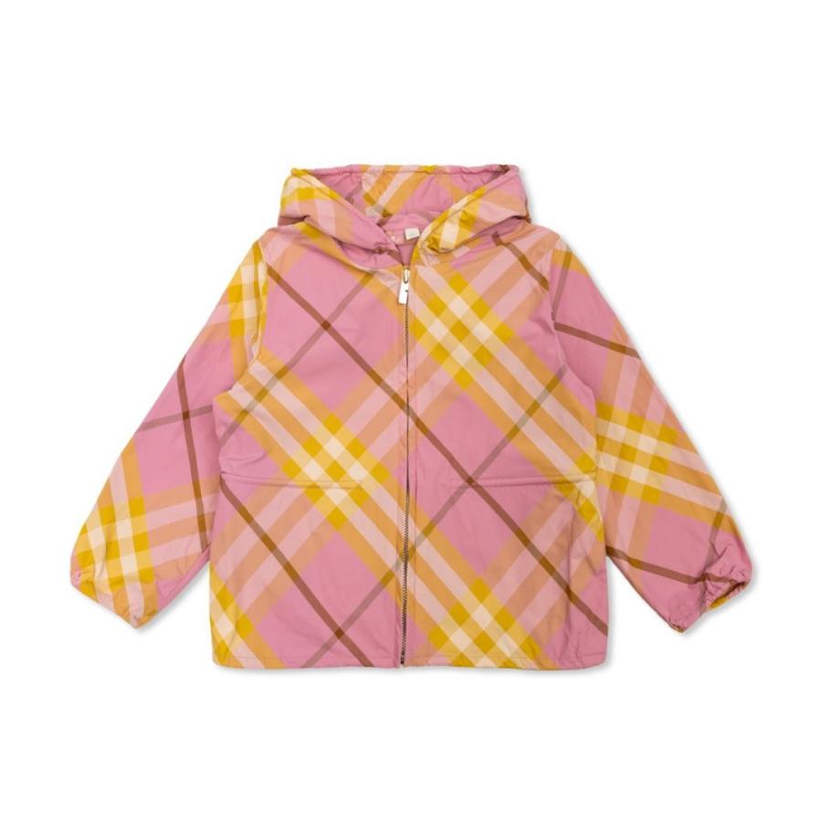 Burberry Kids Checked Pattern Hooded Jacket by BURBERRY