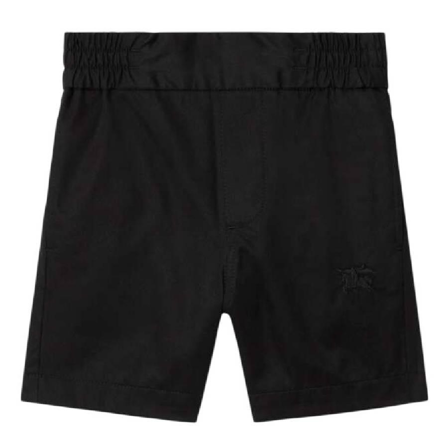 Burberry Kids Cotton Elastic Waist Shorts by BURBERRY