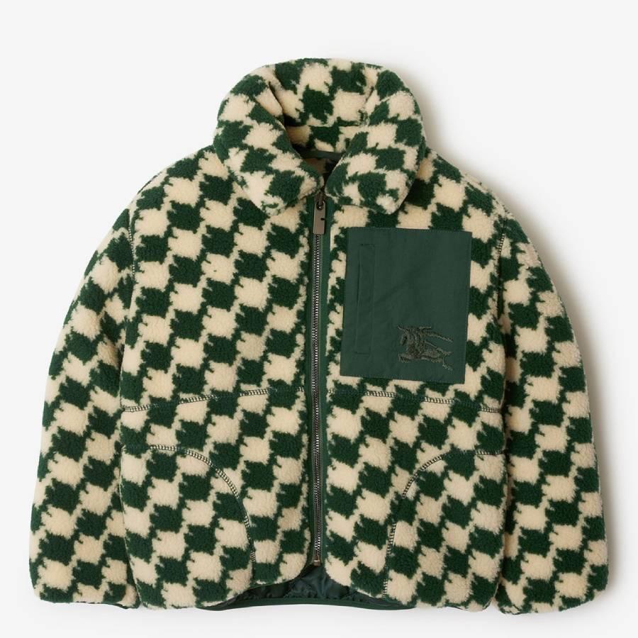 Burberry Kids Duckstooth Fleece Jacket by BURBERRY