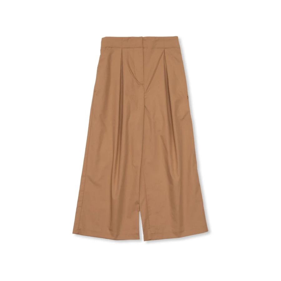 Burberry Kids EKD Pleated Wide-Leg Cotton Trousers by BURBERRY