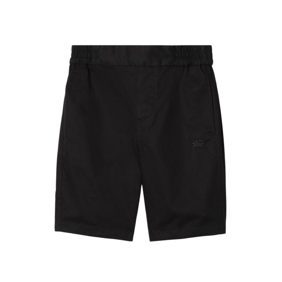 Burberry Kids Embroidered Logo Cotton Shorts by BURBERRY