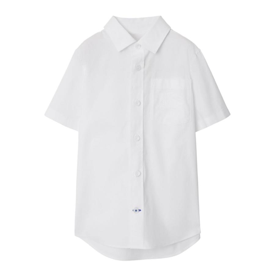 Burberry Kids Owen Classic Collar Poplin Shirt by BURBERRY