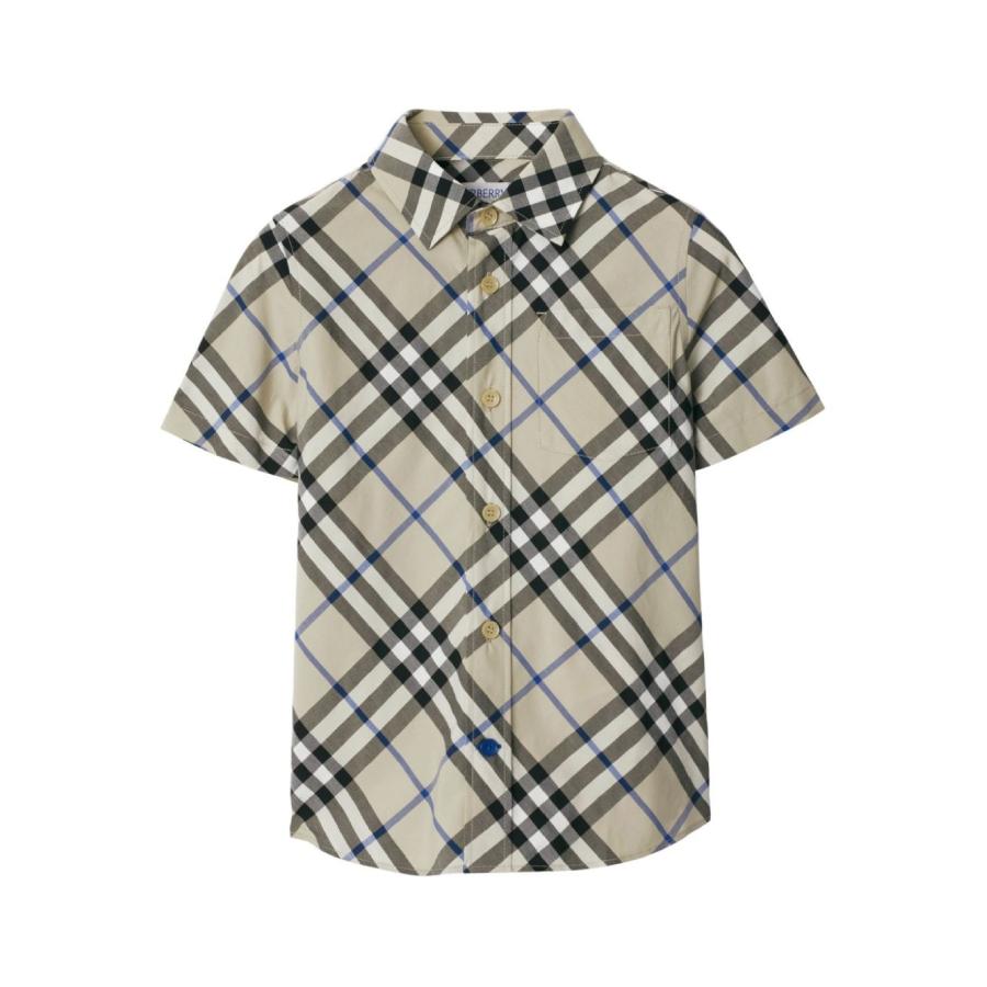 Burberry Kids Vintage Check Cotton Shirt by BURBERRY