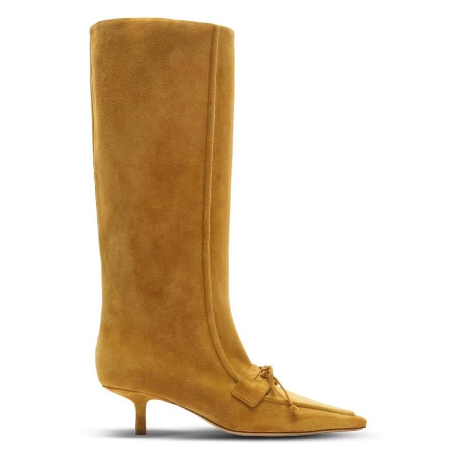 Burberry Knee-High Suede Storm Boots by BURBERRY