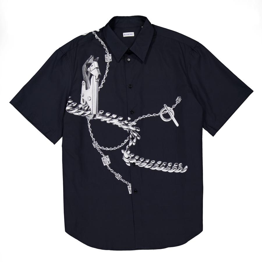 Burberry Knight Hardware Cotton Shirt by BURBERRY