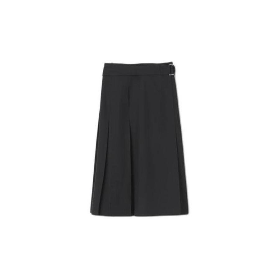 Burberry Ladies Black Alicia Pleated Midi Skirt by BURBERRY