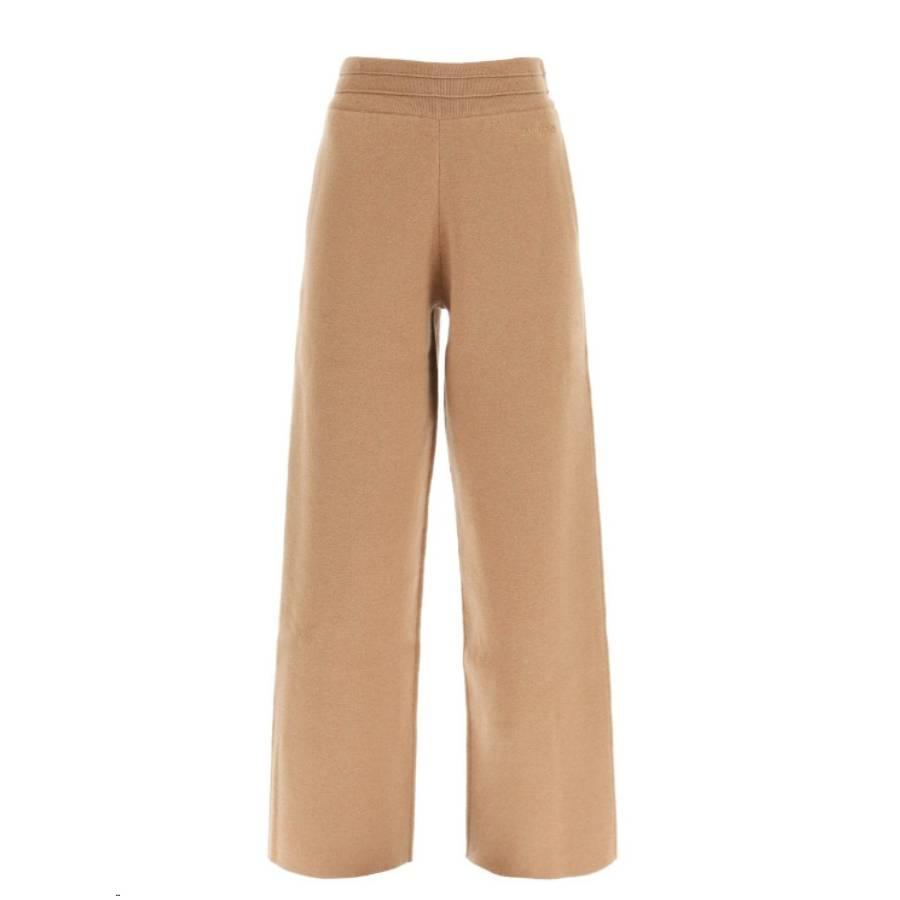 Burberry Ladies Camel Costanza Cashmere Jogger Pants by BURBERRY