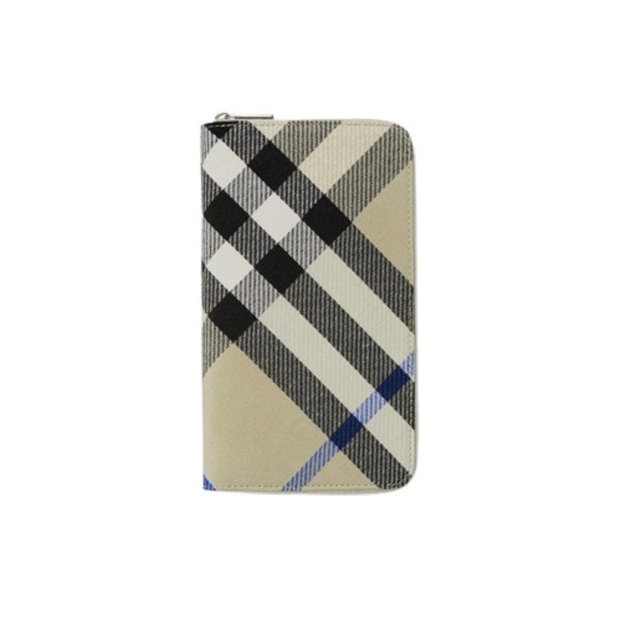 Burberry Large Check Zip Wallet by BURBERRY