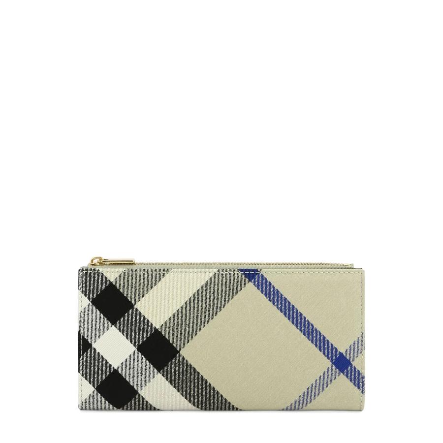 Burberry Large Checked Bi-Fold Wallet by BURBERRY