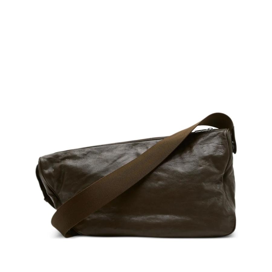 Burberry Large Shield Nappa Messenger Bag by BURBERRY